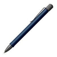 FABER-CASTELL Kugelschreiber Hexo blau, Schreibfarbe:...