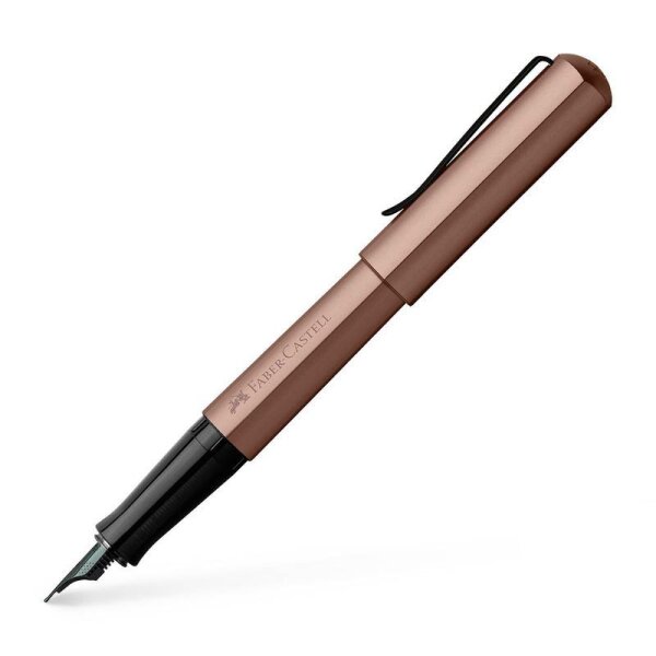 FABER-CASTELL Hexo Patronenfüller bronze M (mittel)
