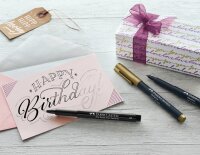 FABER-CASTELL Handlettering-Set farbsortiert, 12 St.