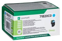 Lexmark 71B20C0  cyan Toner