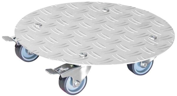 WAGNER® design yourself Pflanzenroller GH 7005 Metall, Ø 30,0 cm silber rund, 1 St.