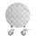 WAGNER® design yourself Pflanzenroller GH 7005 Metall, Ø 30,0 cm silber rund, 1 St.