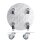 WAGNER® design yourself Pflanzenroller GH 7005 Metall, Ø 30,0 cm silber rund, 1 St.