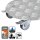 WAGNER® design yourself Pflanzenroller GH 7005 Metall, Ø 30,0 cm silber rund, 1 St.