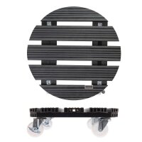WAGNER® design yourself Pflanzenroller WPC GH 0545 Kunststoff, Ø 38,5 cm anthrazit rund, 1 St.