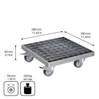 WAGNER® design yourself Pflanzenroller GH 7015 Metall...