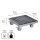 WAGNER® design yourself Pflanzenroller GH 7015 Metall silber quadratisch 29,0 x 29,0 x 9,5 cm, 1 St.