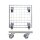 WAGNER® design yourself Pflanzenroller GH 7015 Metall silber quadratisch 29,0 x 29,0 x 9,5 cm, 1 St.