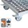WAGNER® design yourself Pflanzenroller GH 7015 Metall silber quadratisch 29,0 x 29,0 x 9,5 cm, 1 St.