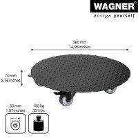 WAGNER® design yourself Pflanzenroller GH 7006...