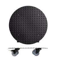 WAGNER® design yourself Pflanzenroller GH 7006 Metall, Ø 38,0 cm schwarz rund, 1 St.