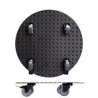 WAGNER® design yourself Pflanzenroller GH 7006 Metall, Ø 38,0 cm schwarz rund, 1 St.