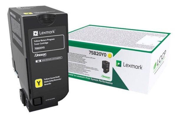 Lexmark 75B20Y0  gelb Toner