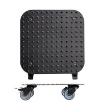 WAGNER® design yourself Pflanzenroller GH 7008 Metall schwarz quadratisch 29,0 x 29,0 x 7,0 cm, 1 St.