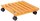 WAGNER® design yourself Pflanzenroller NATURE GH 0835 Holz hellbraun quadratisch 35,0 x 35,0 x 8,2 cm, 1 St.