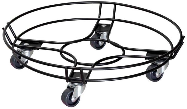WAGNER® design yourself Pflanzenroller GH 0934 Metall, Ø 38,0 cm schwarz rund, 1 St.