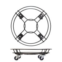 WAGNER® design yourself Pflanzenroller GH 0934 Metall, Ø 38,0 cm schwarz rund, 1 St.