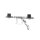 ergotron Monitor-Halterung HX Dual-Monitor-Arm 45-479-216 weiß für 2 Monitore, Wandhalterung
