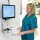 ergotron Monitor-Maus-Tastatur-Halterung StyleView Vertical Lift Behandlungszimmer 61-080-062 weiß für 1 Monitor, 1 Tastatur, 1 Maus, Wandhalterung