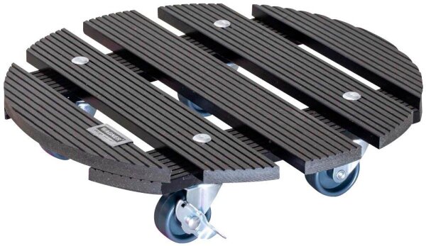 WAGNER® design yourself Pflanzenroller WPC GH 0525 Kunststoff, Ø 29,0 cm anthrazit rund, 1 St.