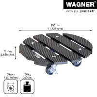 WAGNER® design yourself Pflanzenroller WPC GH 0525...