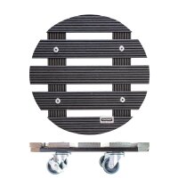 WAGNER® design yourself Pflanzenroller WPC GH 0525 Kunststoff, Ø 29,0 cm anthrazit rund, 1 St.