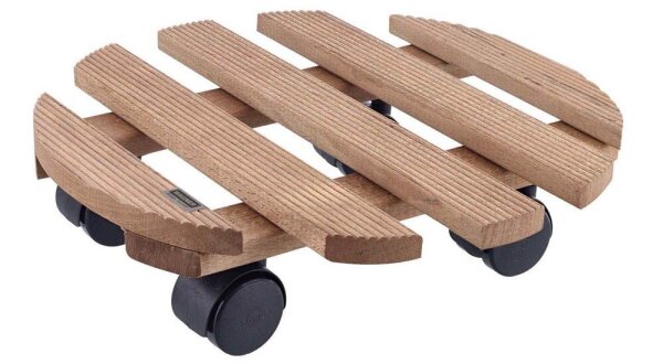 WAGNER® design yourself Pflanzenroller COUNTRY GH 0183 Holz, Ø 30,0 cm dunkelbraun rund, 1 St.