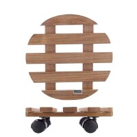 WAGNER® design yourself Pflanzenroller COUNTRY GH 0183 Holz, Ø 30,0 cm dunkelbraun rund, 1 St.