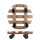 WAGNER® design yourself Pflanzenroller COUNTRY GH 0183 Holz, Ø 30,0 cm dunkelbraun rund, 1 St.