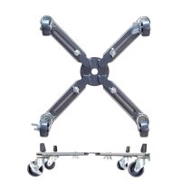 WAGNER® design yourself Pflanzenroller SUNCITY GH 0827 Metall grau eckig 32,0 - 46,0 x 32,0 - 46,0 x 5,9 cm, 1 St.