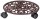 WAGNER® design yourself Pflanzenroller ANTIK GH 0925 Metall, Ø 29,0 cm dunkelbraun rund, 1 St.