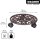 WAGNER® design yourself Pflanzenroller ANTIK GH 0925 Metall, Ø 29,0 cm dunkelbraun rund, 1 St.