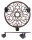 WAGNER® design yourself Pflanzenroller ANTIK GH 0925 Metall, Ø 29,0 cm dunkelbraun rund, 1 St.