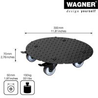 WAGNER® design yourself Pflanzenroller GH 7007...