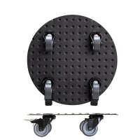 WAGNER® design yourself Pflanzenroller GH 7007 Metall, Ø 30,0 cm schwarz rund, 1 St.