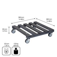 WAGNER® design yourself Pflanzenroller GH 0412 Holz...