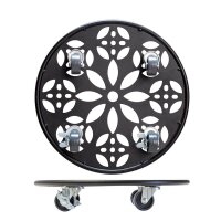WAGNER® design yourself Pflanzenroller GH 0936 Metall, Ø 30,0 cm schwarz rund, 1 St.