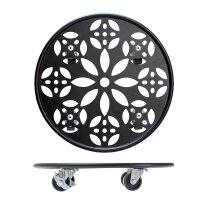 WAGNER® design yourself Pflanzenroller GH 0936 Metall, Ø 30,0 cm schwarz rund, 1 St.