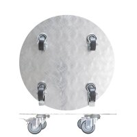 WAGNER® design yourself Pflanzenroller GH 7002 Metall, Ø 38,0 cm silber rund, 1 St.