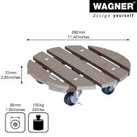 WAGNER® design yourself Pflanzenroller WPC GH 0536...