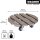 WAGNER® design yourself Pflanzenroller WPC GH 0536 Kunststoff, Ø 29,0 cm taupe rund, 1 St.