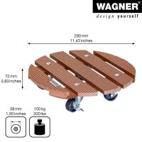 WAGNER® design yourself Pflanzenroller WPC GH 0535...