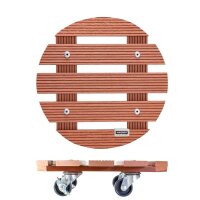 WAGNER® design yourself Pflanzenroller WPC GH 0535 Kunststoff, Ø 29,0 cm braun rund, 1 St.