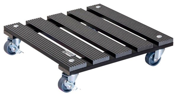 WAGNER® design yourself Pflanzenroller WPC GH 0520 Kunststoff anthrazit quadratisch 29,0 x 29,0 x 7,2 cm, 1 St.
