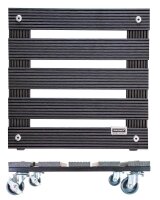 WAGNER® design yourself Pflanzenroller WPC GH 0520 Kunststoff anthrazit quadratisch 29,0 x 29,0 x 7,2 cm, 1 St.