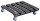 WAGNER® design yourself Pflanzenroller WPC GH 0520 Kunststoff anthrazit quadratisch 29,0 x 29,0 x 7,2 cm, 1 St.