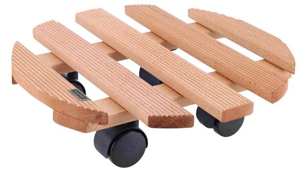 WAGNER® design yourself Pflanzenroller COUNTRY GH 0182 Holz, Ø 30,0 cm hellbraun rund, 1 St.