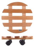WAGNER® design yourself Pflanzenroller COUNTRY GH 0182 Holz, Ø 30,0 cm hellbraun rund, 1 St.