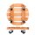 WAGNER® design yourself Pflanzenroller TOSCANA GH 0163 Holz, Ø 38,0 cm hellbraun rund, 1 St.