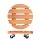 WAGNER® design yourself Pflanzenroller TOSCANA GH 0163 Holz, Ø 38,0 cm hellbraun rund, 1 St.